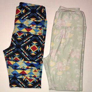2 pairs of LuLaRoe OS Leggings